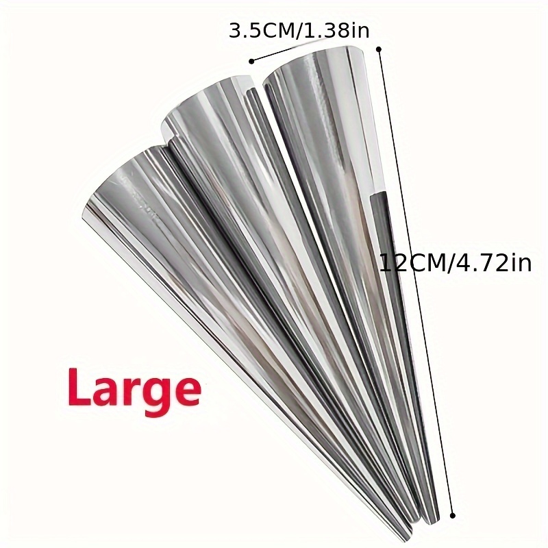 Danish Pancake Pan - 6 uds., moldes de cuerno de